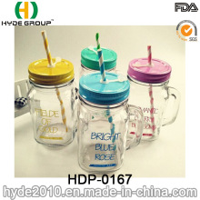 BPA Free Customized Double Wall Plastic Tumbler with Straw (HDP-0167)